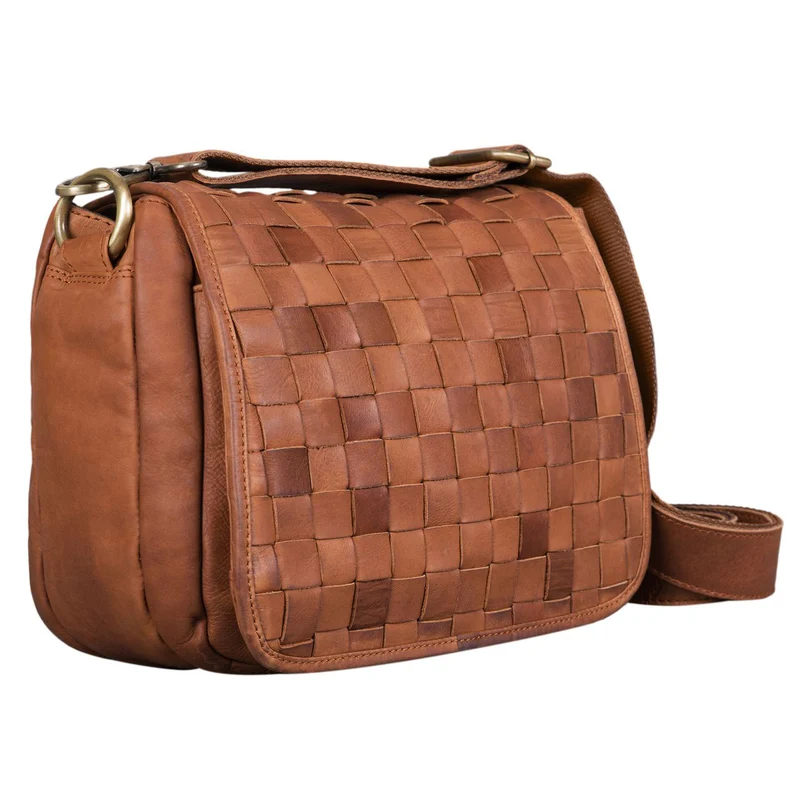 "Mia" Kleine Leder Damen Handtasche Umhängetasche Vintage