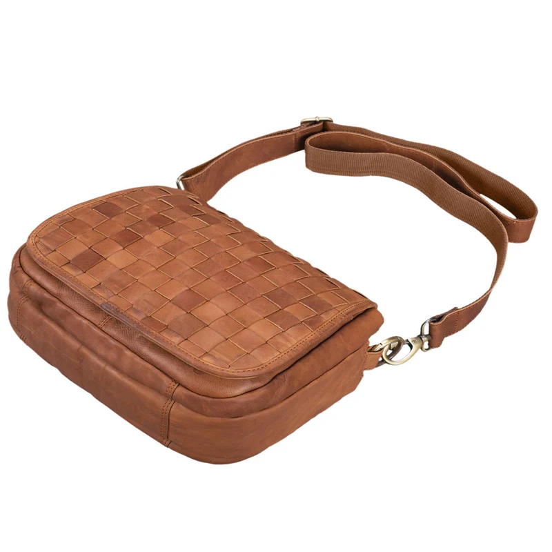 "Mia" Kleine Leder Damen Handtasche Umhängetasche Vintage