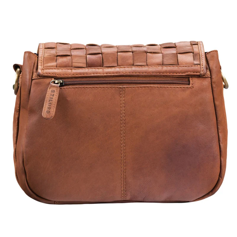 "Mia" Kleine Leder Damen Handtasche Umhängetasche Vintage