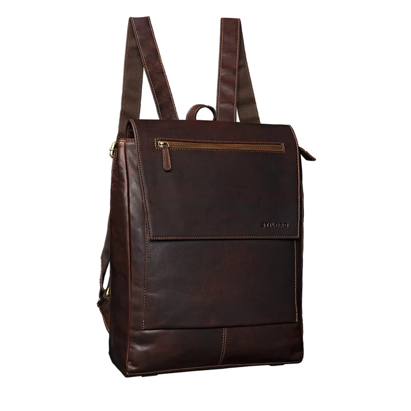 "Maurice" Rucksack Vintage Leder Damen Herren