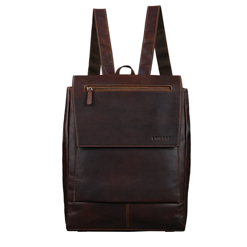 "Maurice" Rucksack Vintage Leder Damen Herren