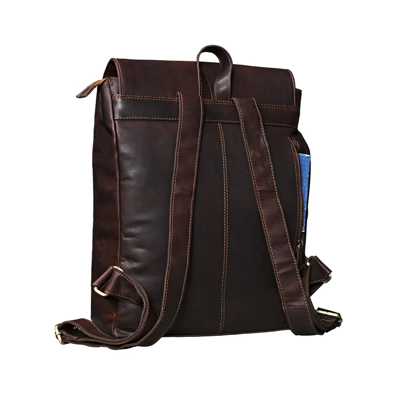 "Maurice" Rucksack Vintage Leder Damen Herren