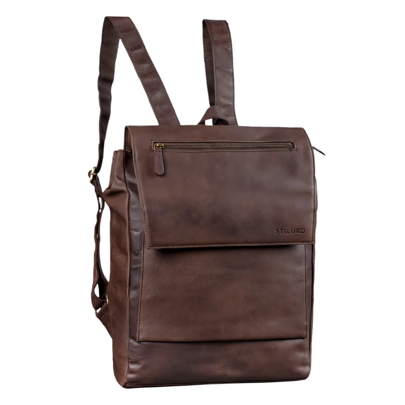 "Maurice" Rucksack Vintage Leder Damen Herren