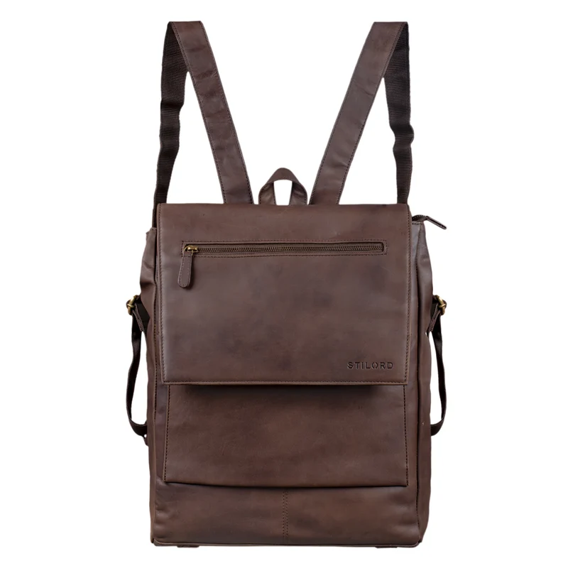 "Maurice" Rucksack Vintage Leder Damen Herren