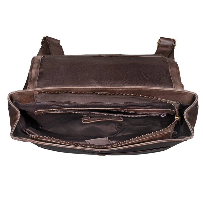 "Maurice" Rucksack Vintage Leder Damen Herren