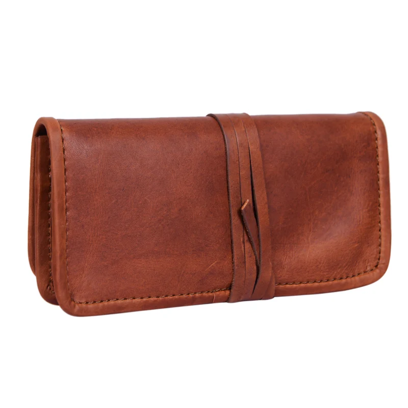 "Lenny" Federmäppchen Leder Vintage