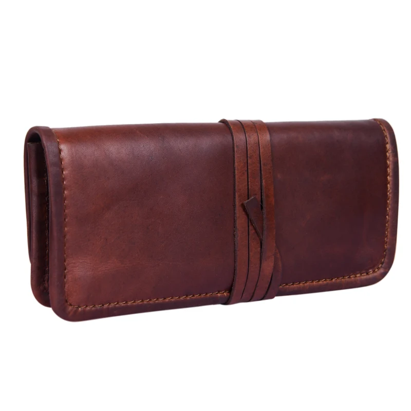 "Lenny" Federmäppchen Leder Vintage