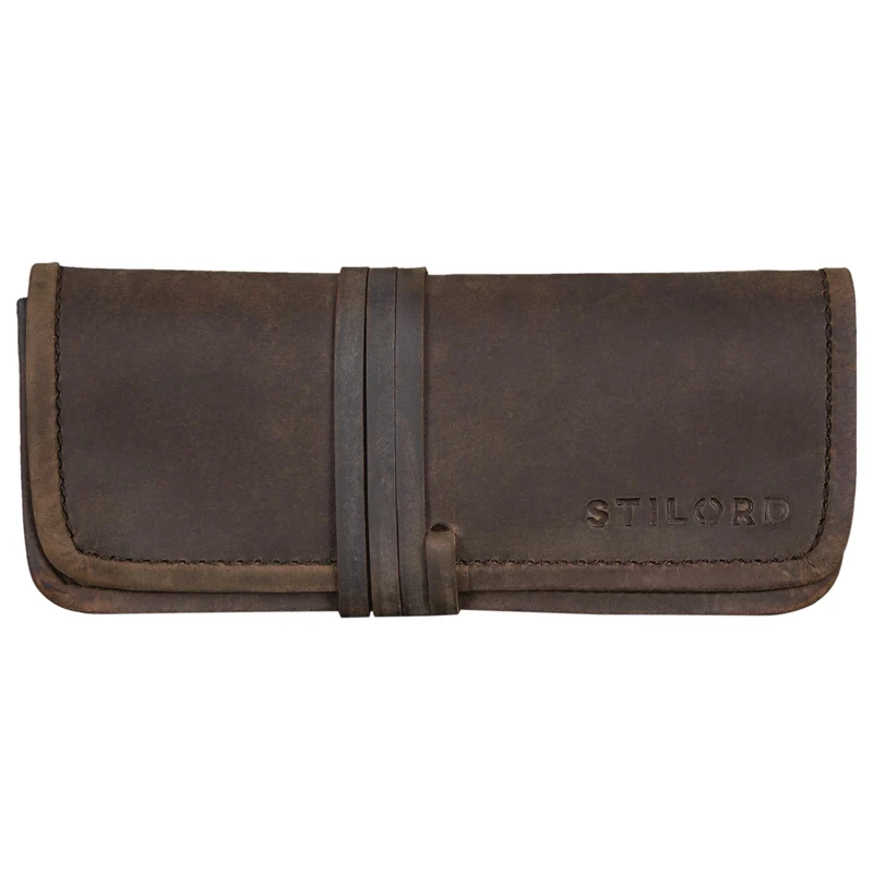"Lenny" Federmäppchen Leder Vintage