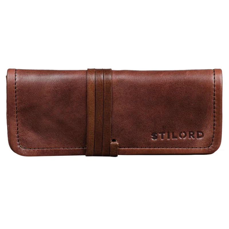 "Lenny" Federmäppchen Leder Vintage