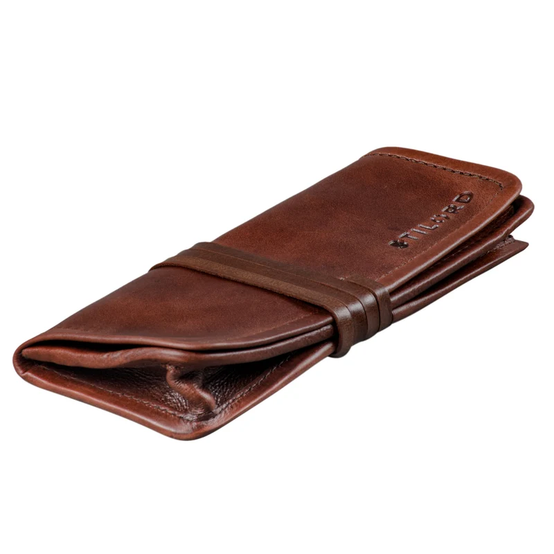 "Lenny" Federmäppchen Leder Vintage