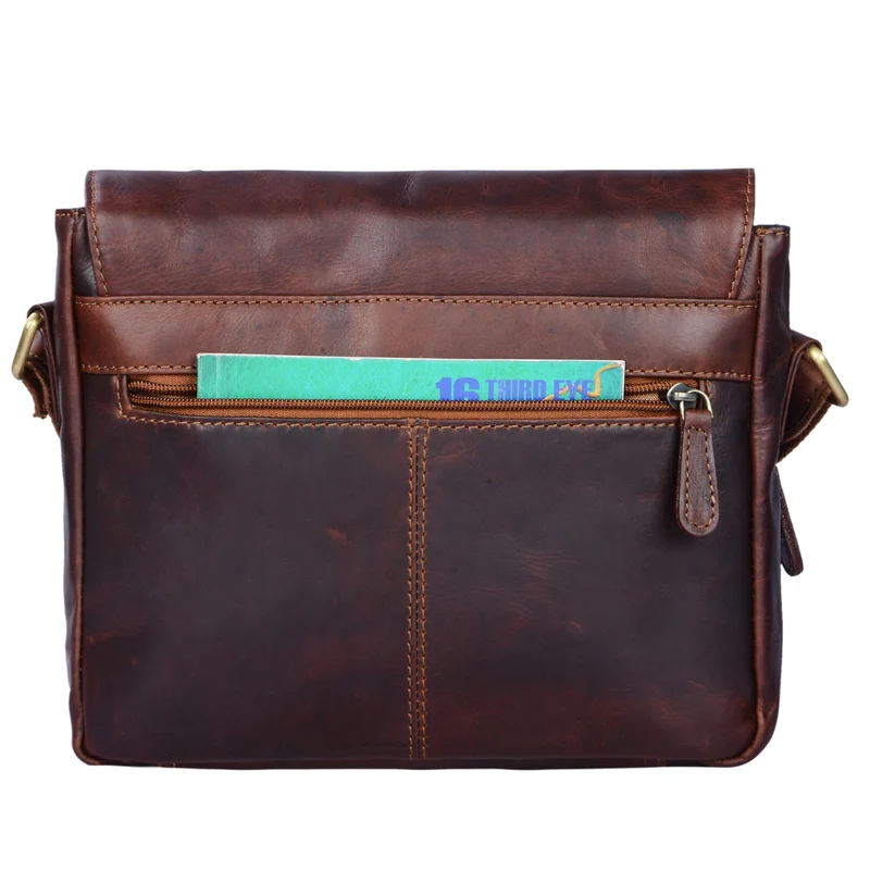 "Lucian" Vintage Umhängetasche Leder klein