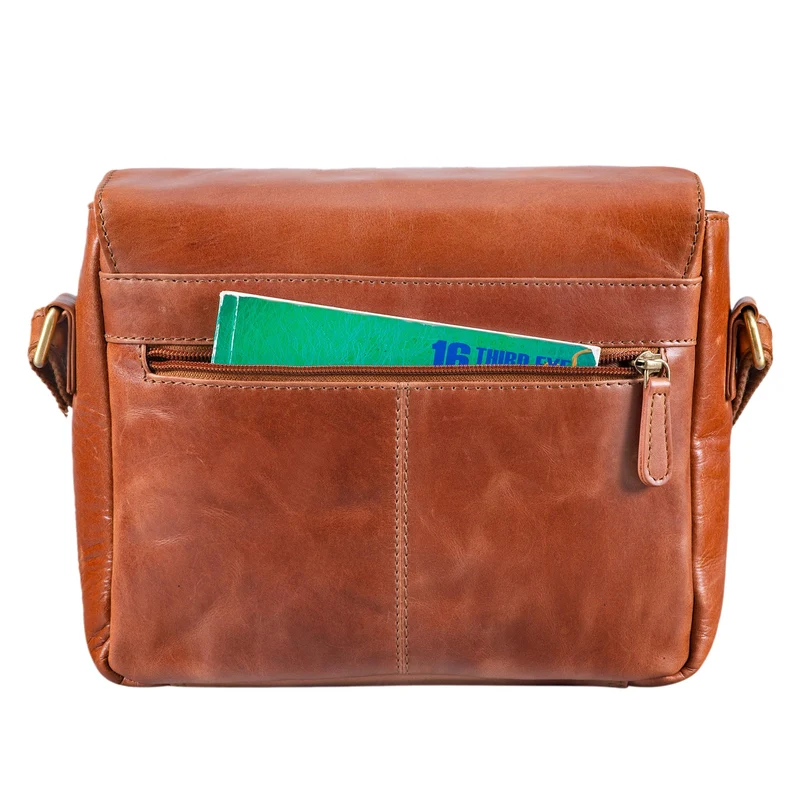 "Lucian" Vintage Umhängetasche Leder klein