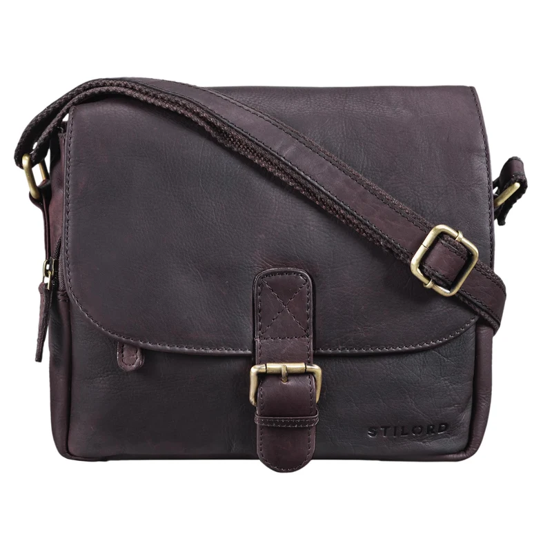 "Lucian" Vintage Umhängetasche Leder klein