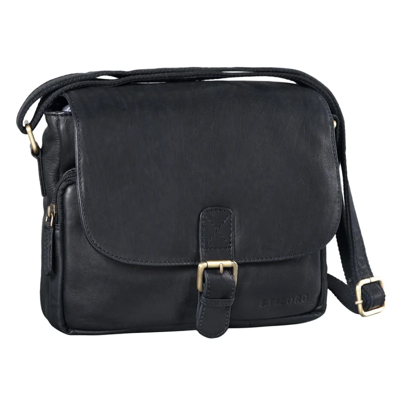 "Lucian" Vintage Umhängetasche Leder klein