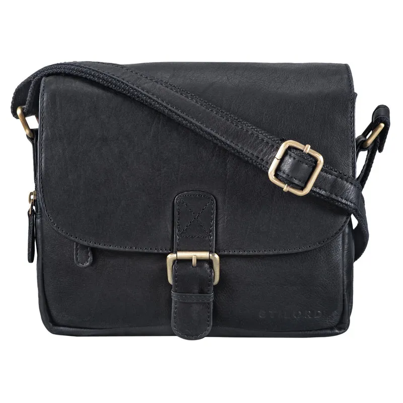 "Lucian" Vintage Umhängetasche Leder klein