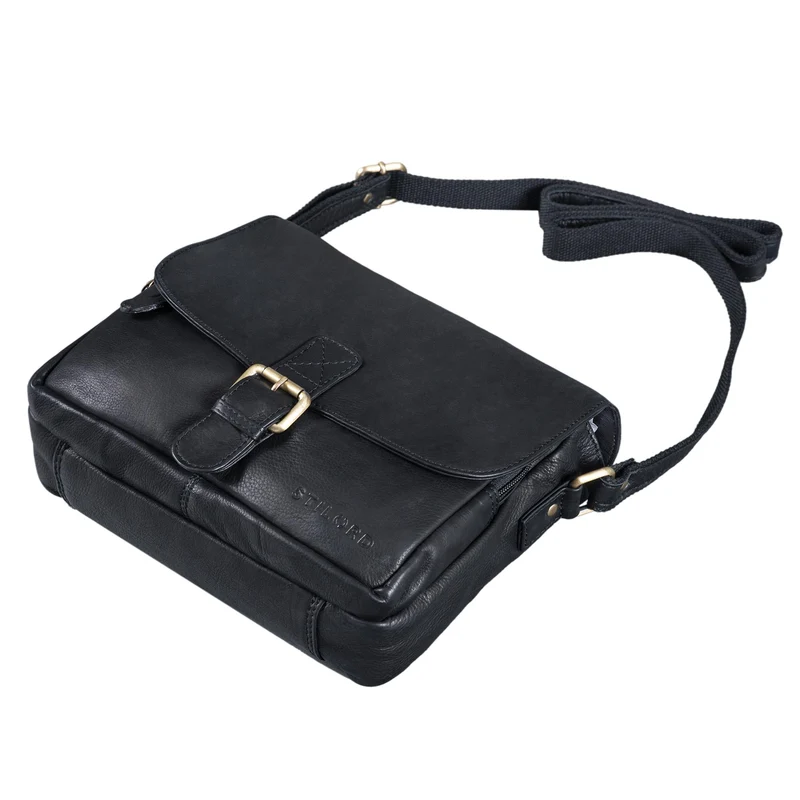 "Lucian" Vintage Umhängetasche Leder klein