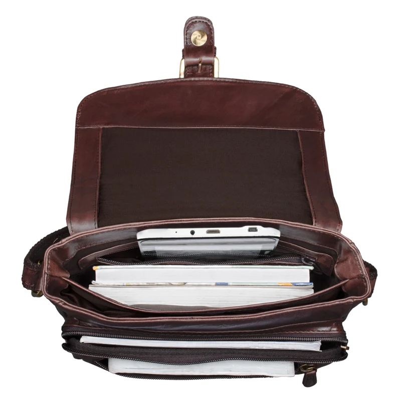 "Lucian" Vintage Umhängetasche Leder klein