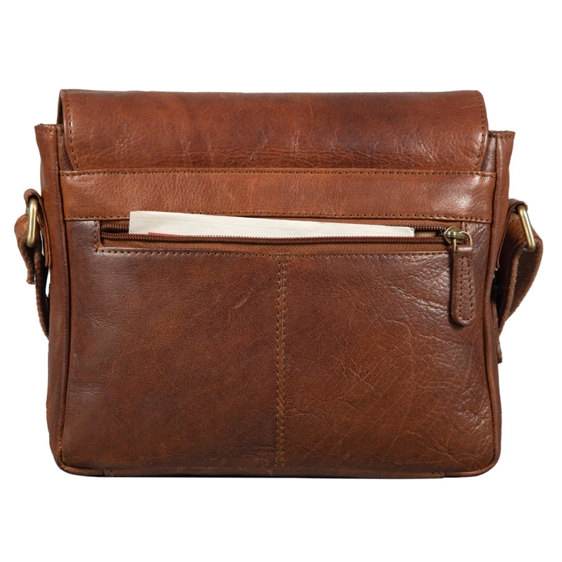 "Lucian" Vintage Umhängetasche Leder klein
