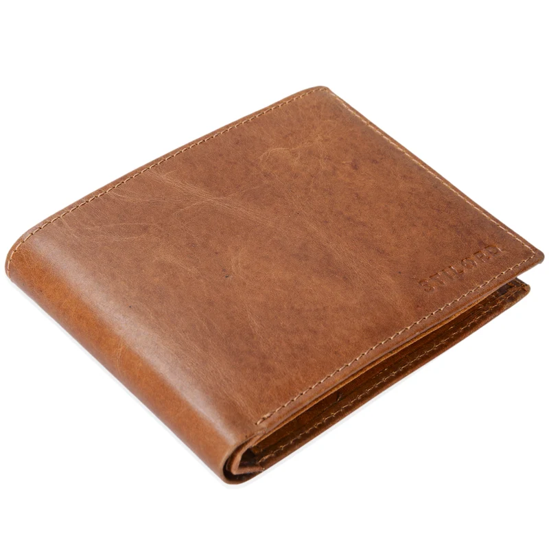 Ledergeldbörse Herren Portemonnaie 10 x EC Leder