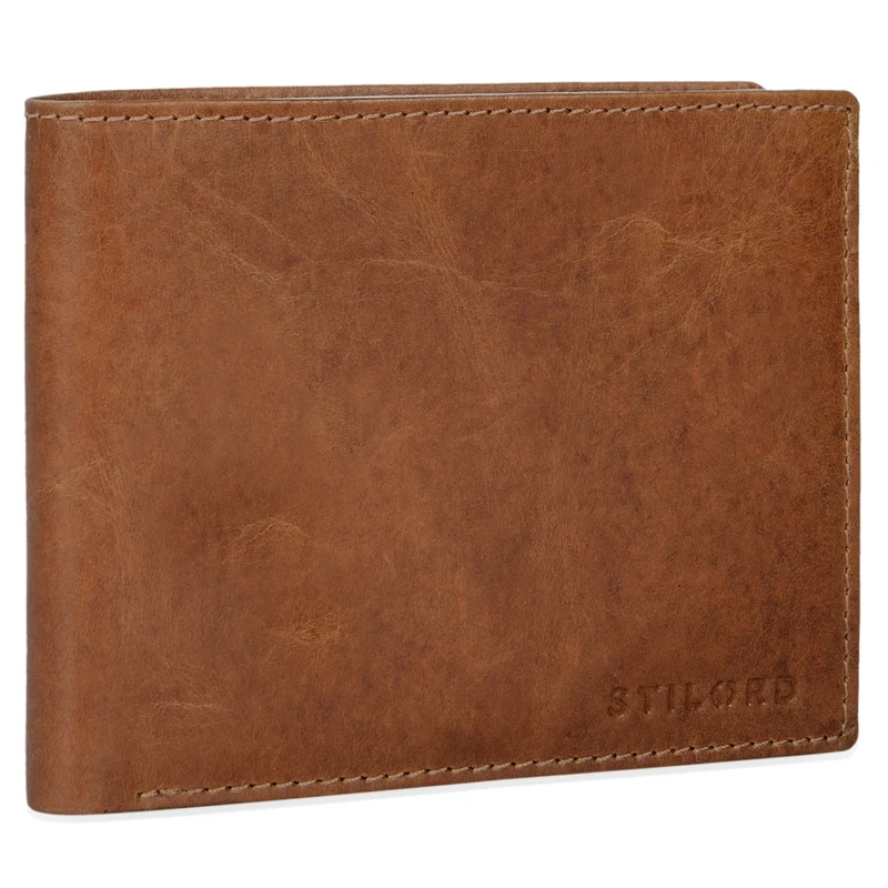 Ledergeldbörse Herren Portemonnaie 10 x EC Leder