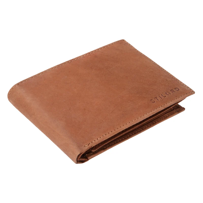 Ledergeldbörse Herren Portemonnaie 10 x EC Leder