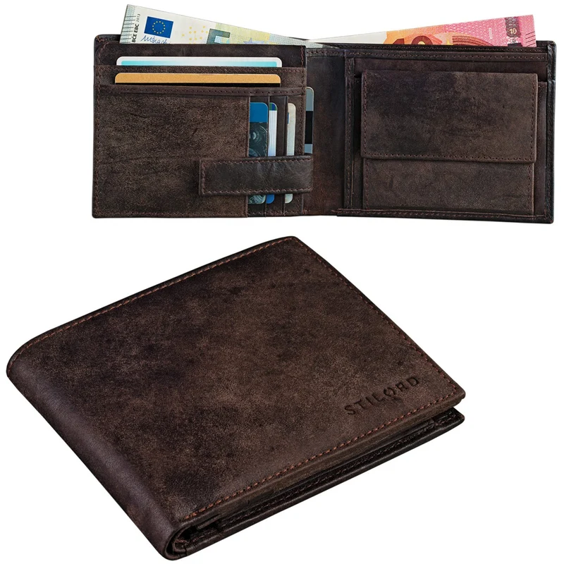"Chester" Vintage Leder Geldbörse mit EC-Karten Schutz
