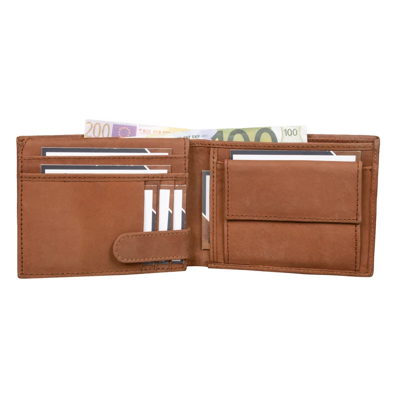 "Chester" Vintage Leder Geldbörse mit EC-Karten Schutz