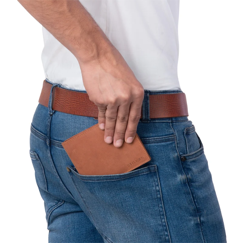 "Chester" Vintage Leder Geldbörse mit EC-Karten Schutz