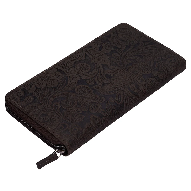 "Aurelia" Leder Geldbörse Damen Vintage