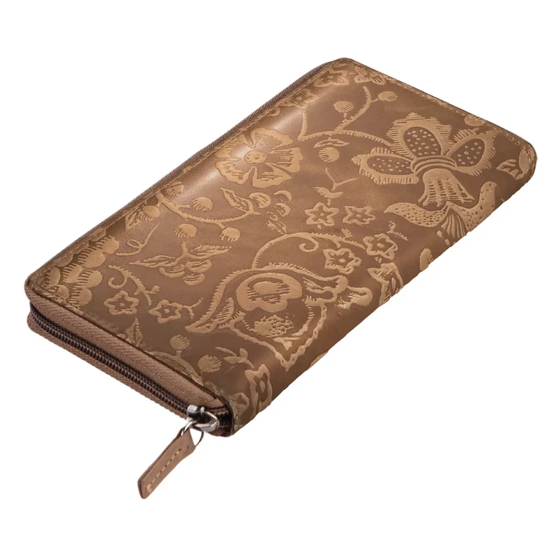 "Aurelia" Leder Geldbörse Damen Vintage
