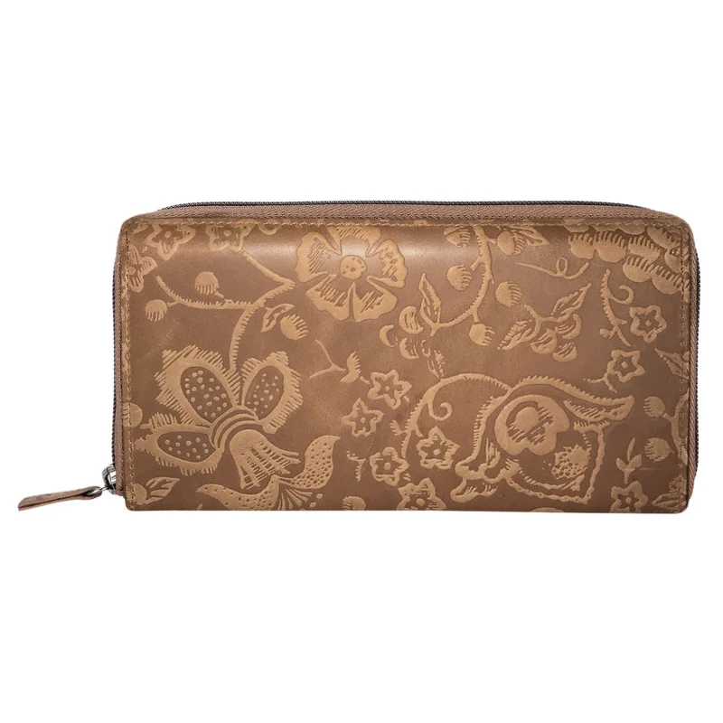 "Aurelia" Leder Geldbörse Damen Vintage