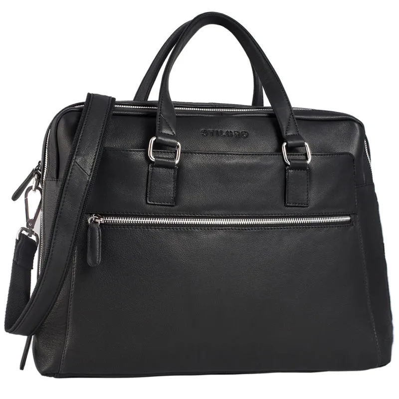 "Liam" Bürotasche Leder Herren Damen