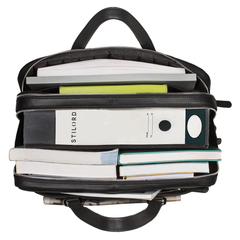 "Liam" Bürotasche Leder Herren Damen