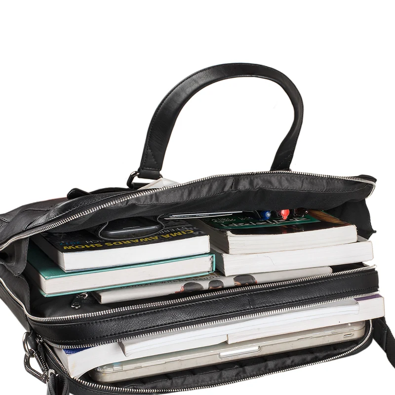 "Liam" Bürotasche Leder Herren Damen
