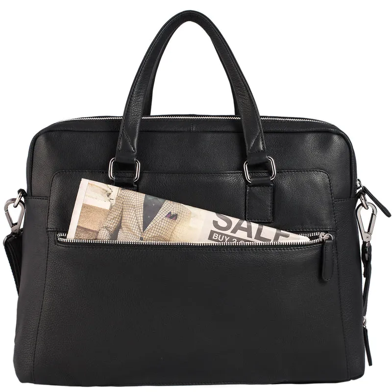 "Liam" Bürotasche Leder Herren Damen