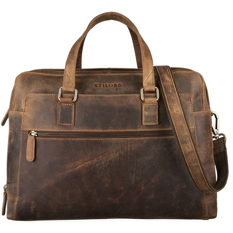 "Liam" Bürotasche Leder Herren Damen