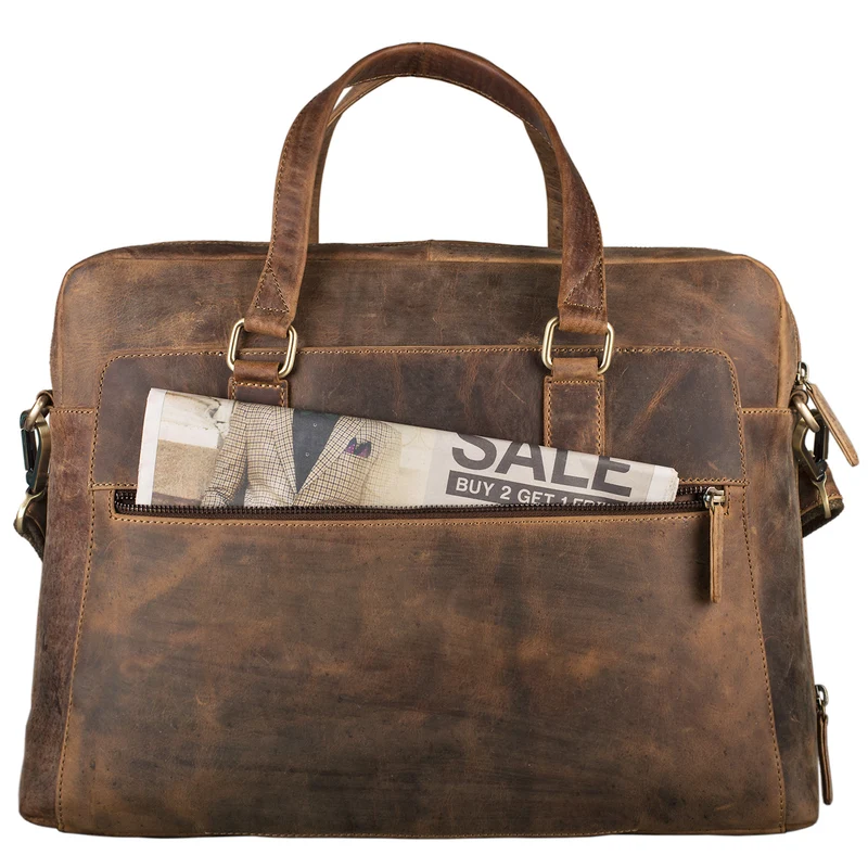 "Liam" Bürotasche Leder Herren Damen