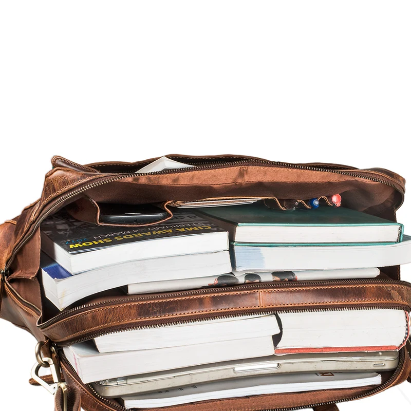 "Liam" Bürotasche Leder Herren Damen