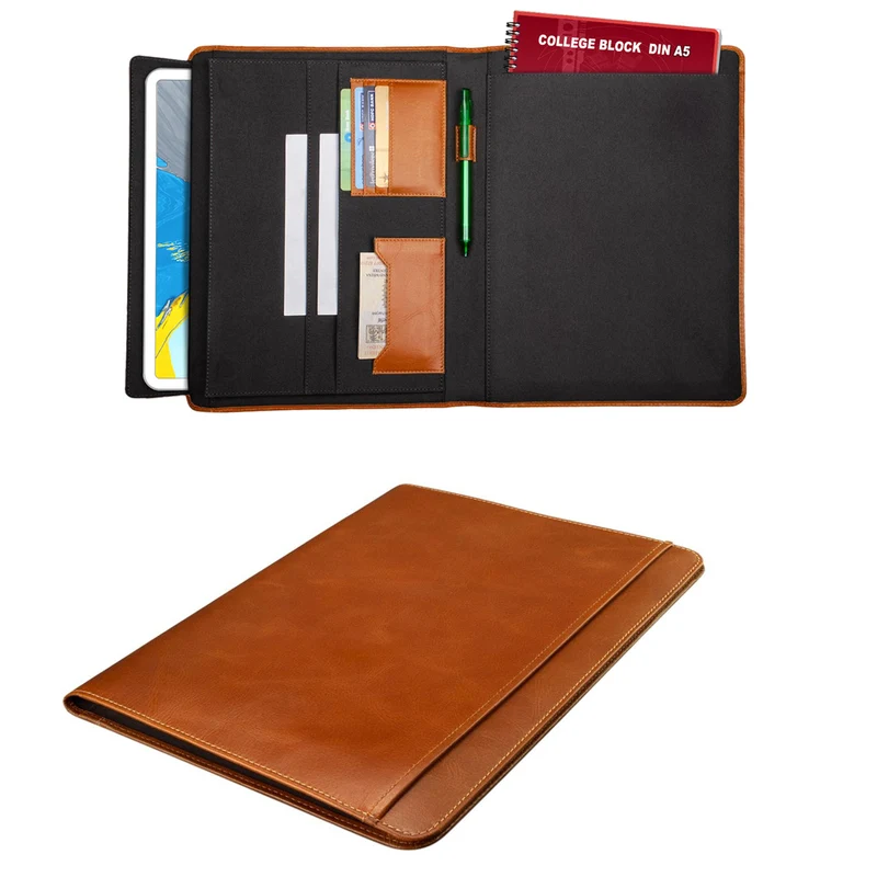 "Tilo" Dokumentenmappe Leder Vintage