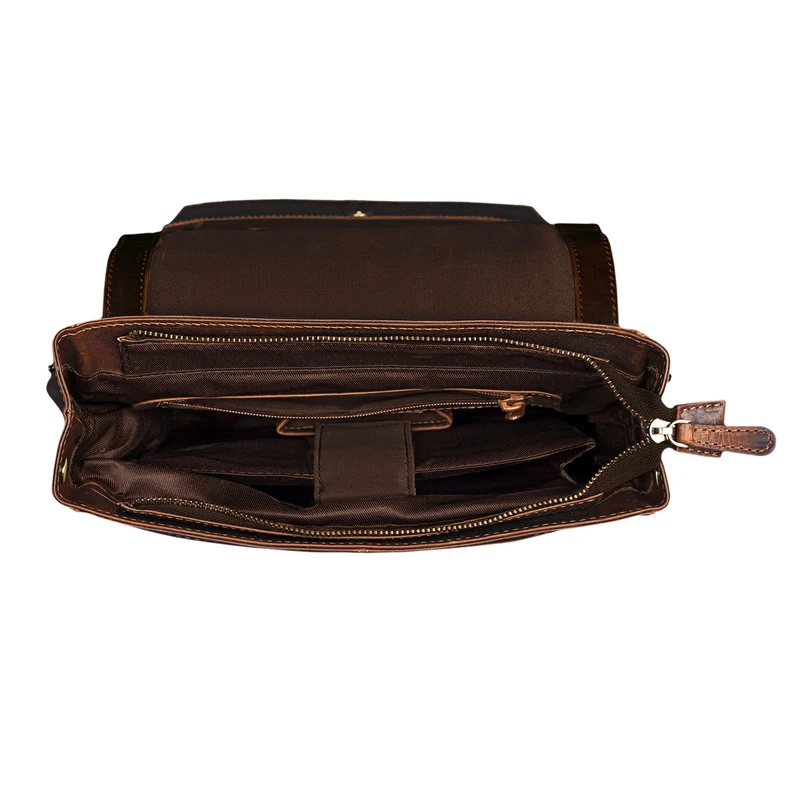 "Simon" Daypack Rucksack Leder Vintage
