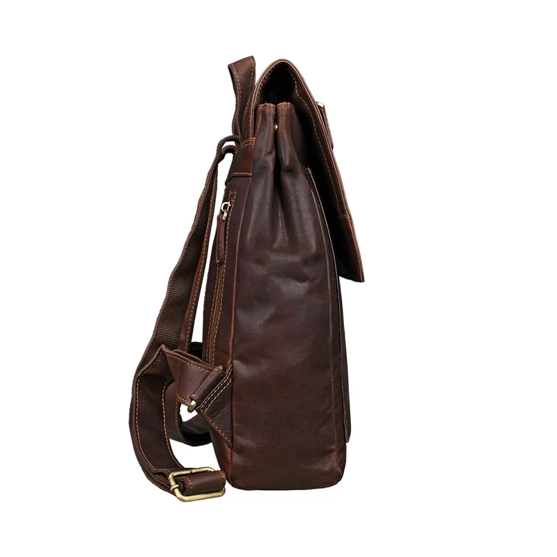 "Simon" Daypack Rucksack Leder Vintage