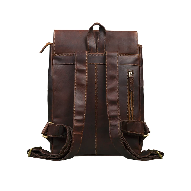 "Simon" Daypack Rucksack Leder Vintage