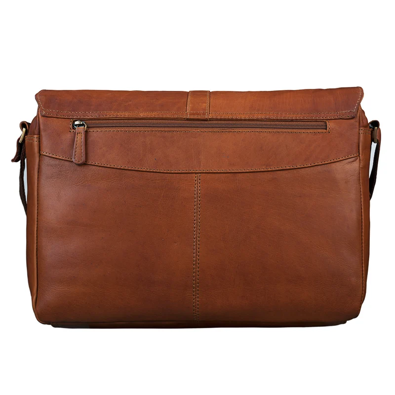 "Sascha" Leder Umhängetasche Männer Frauen Vintage
