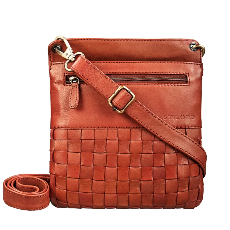 "Sophie" Schultertasche Damen klein Leder