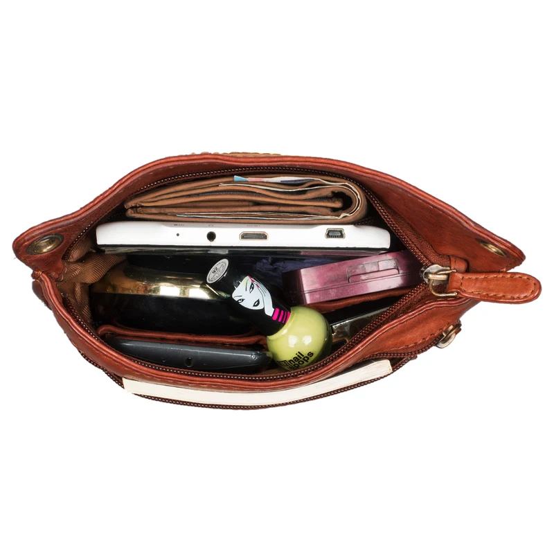 "Sophie" Schultertasche Damen klein Leder