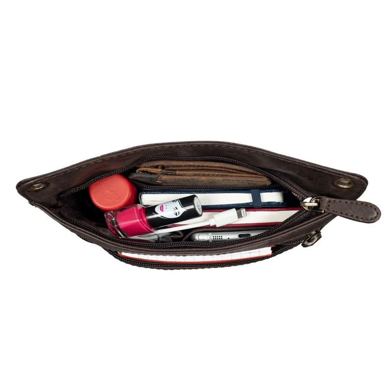 "Sophie" Schultertasche Damen klein Leder