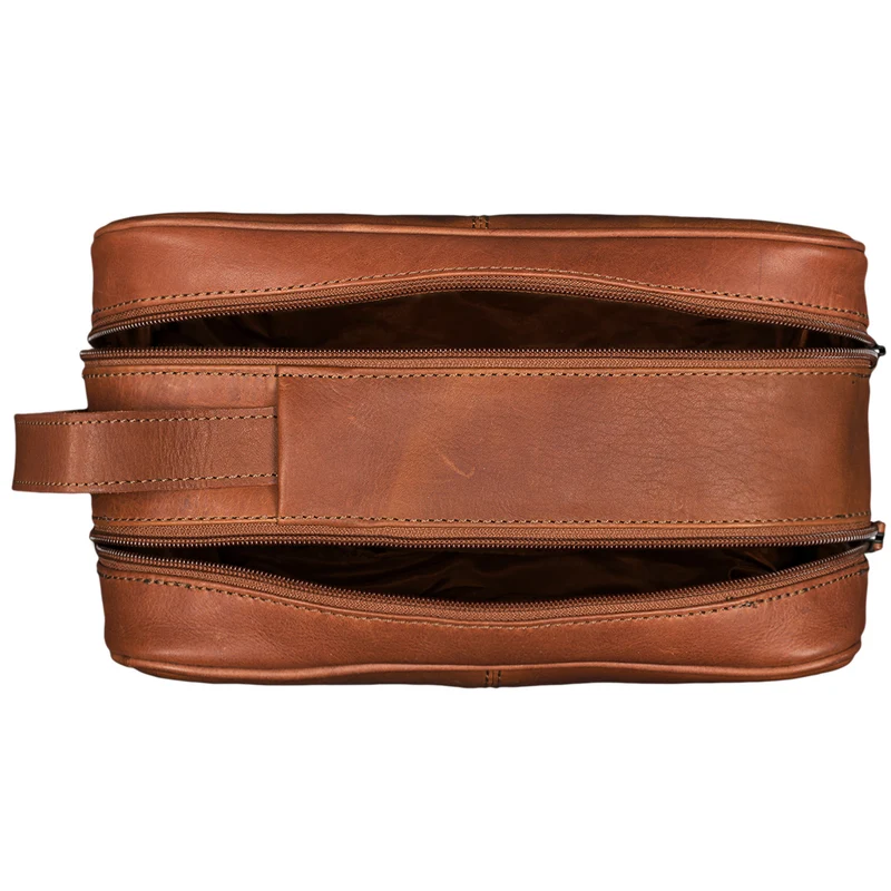 "Valentin" Kulturtasche Herren Damen Leder