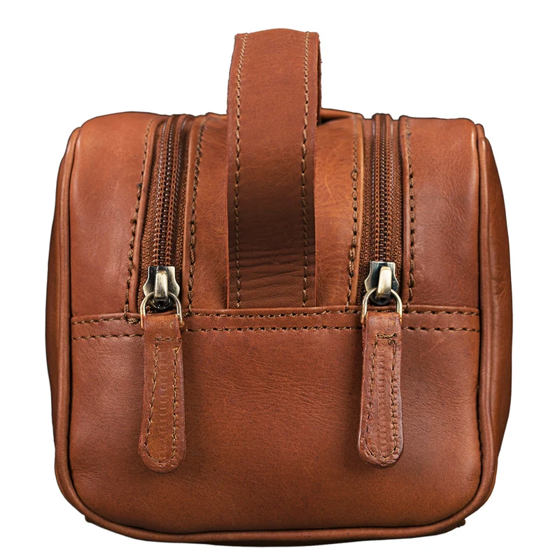"Valentin" Kulturtasche Herren Damen Leder