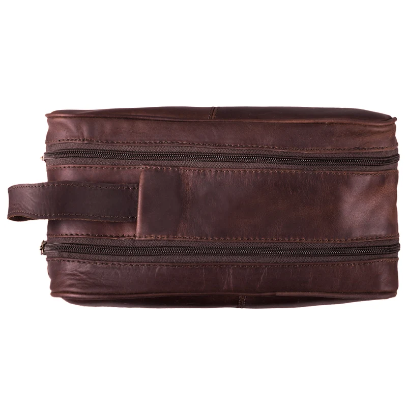 "Valentin" Kulturtasche Herren Damen Leder