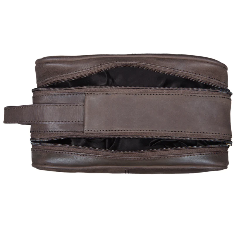 "Valentin" Kulturtasche Herren Damen Leder